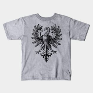 Vintage Coat of Arms Symbol Art Kids T-Shirt